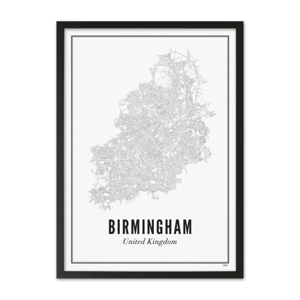 Poster von Birmingham - Stadt | WIJCK.