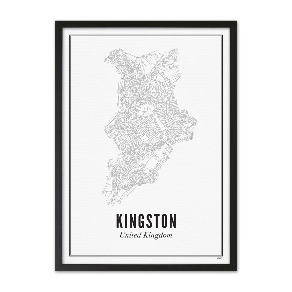 Poster van Kingston - Stad | WIJCK. 