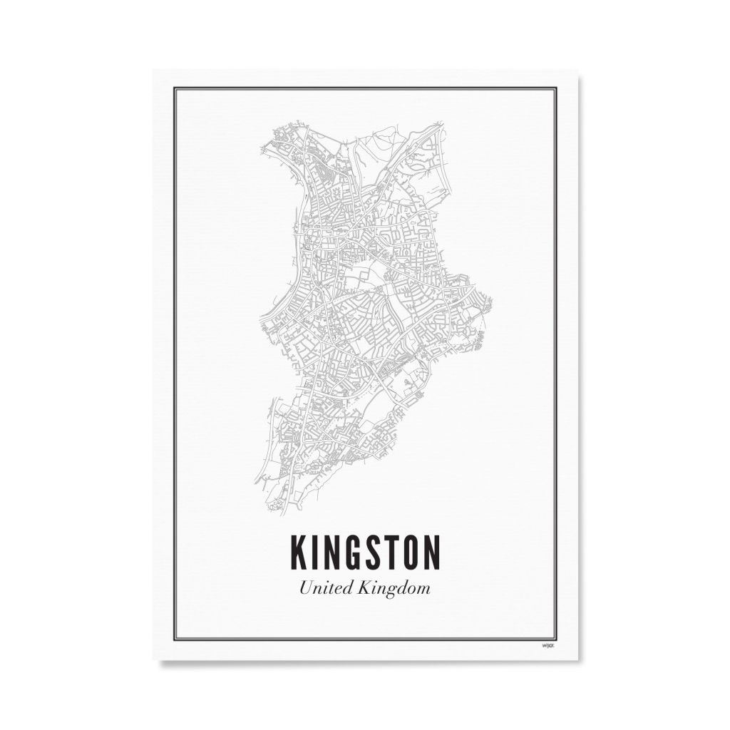 Poster van Kingston - Stad | WIJCK. 