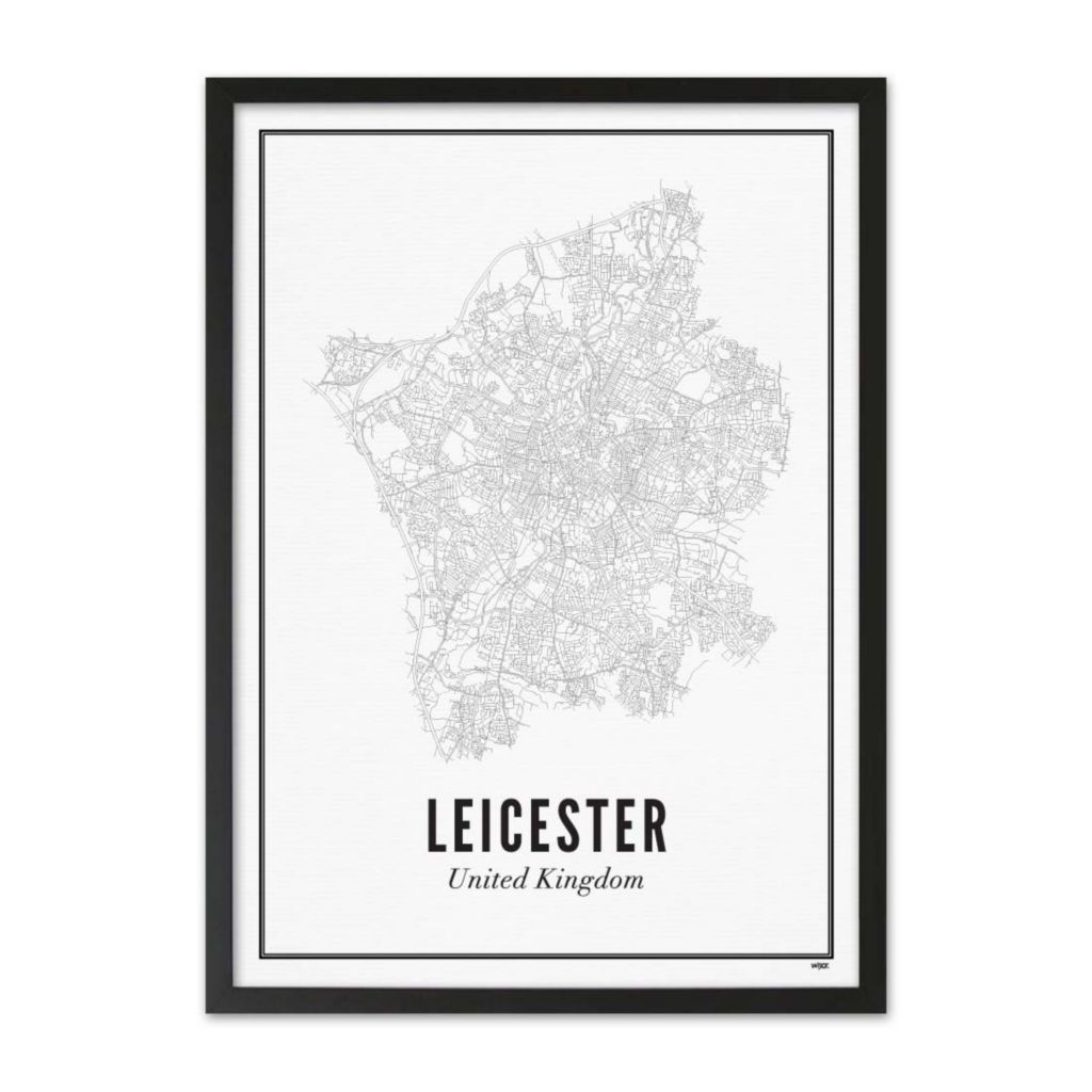 Poster van Leicester - Stad | WIJCK. 