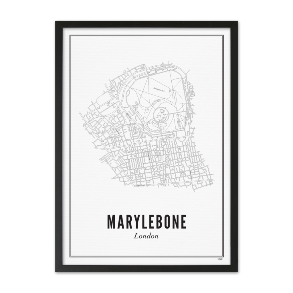 Poster of London - Marylebone | WIJCK.