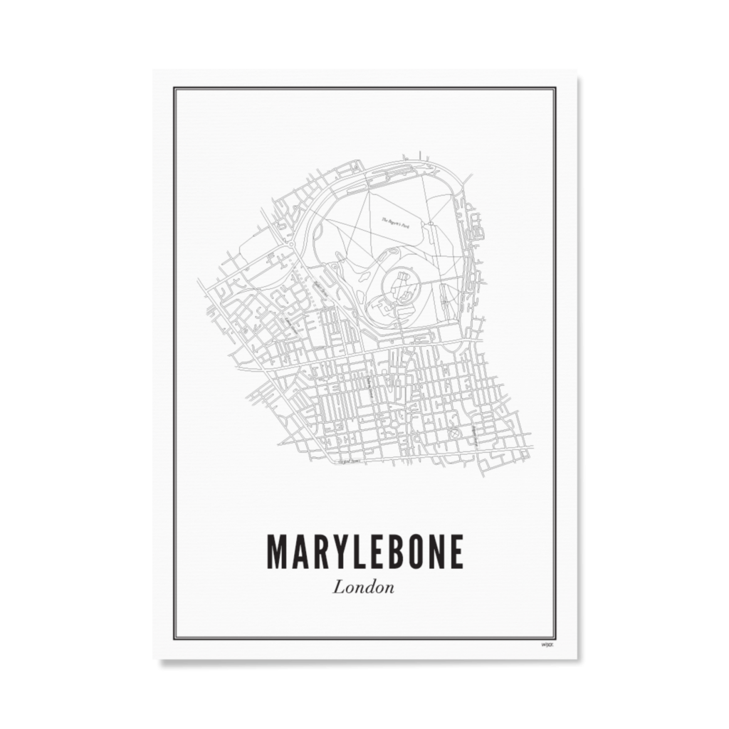 Poster of London - Marylebone | WIJCK.