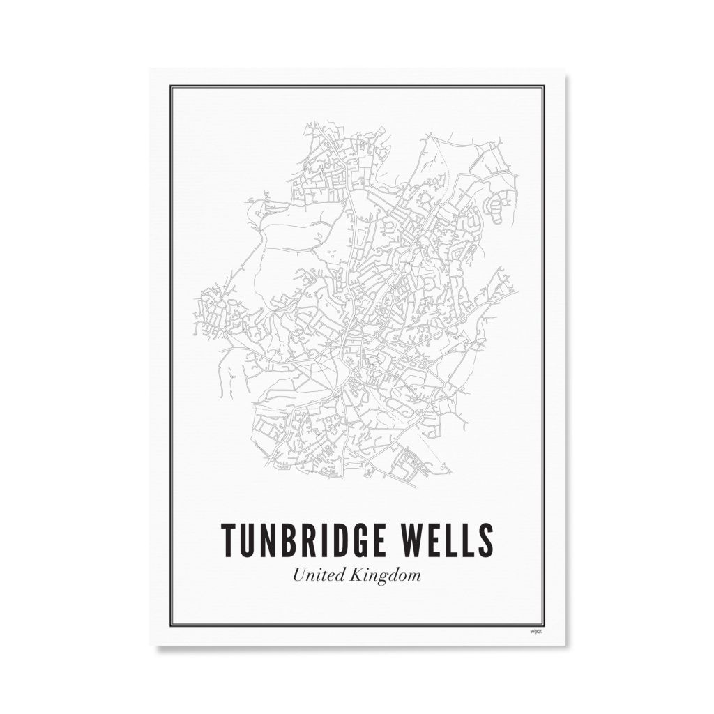 Poster van Tunbridge Wells - Stad | WIJCK. 