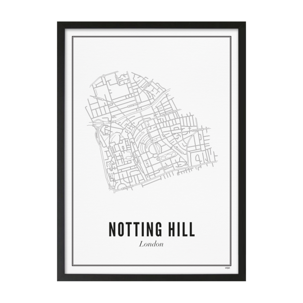 Poster von London - Notting Hill | WIJCK.