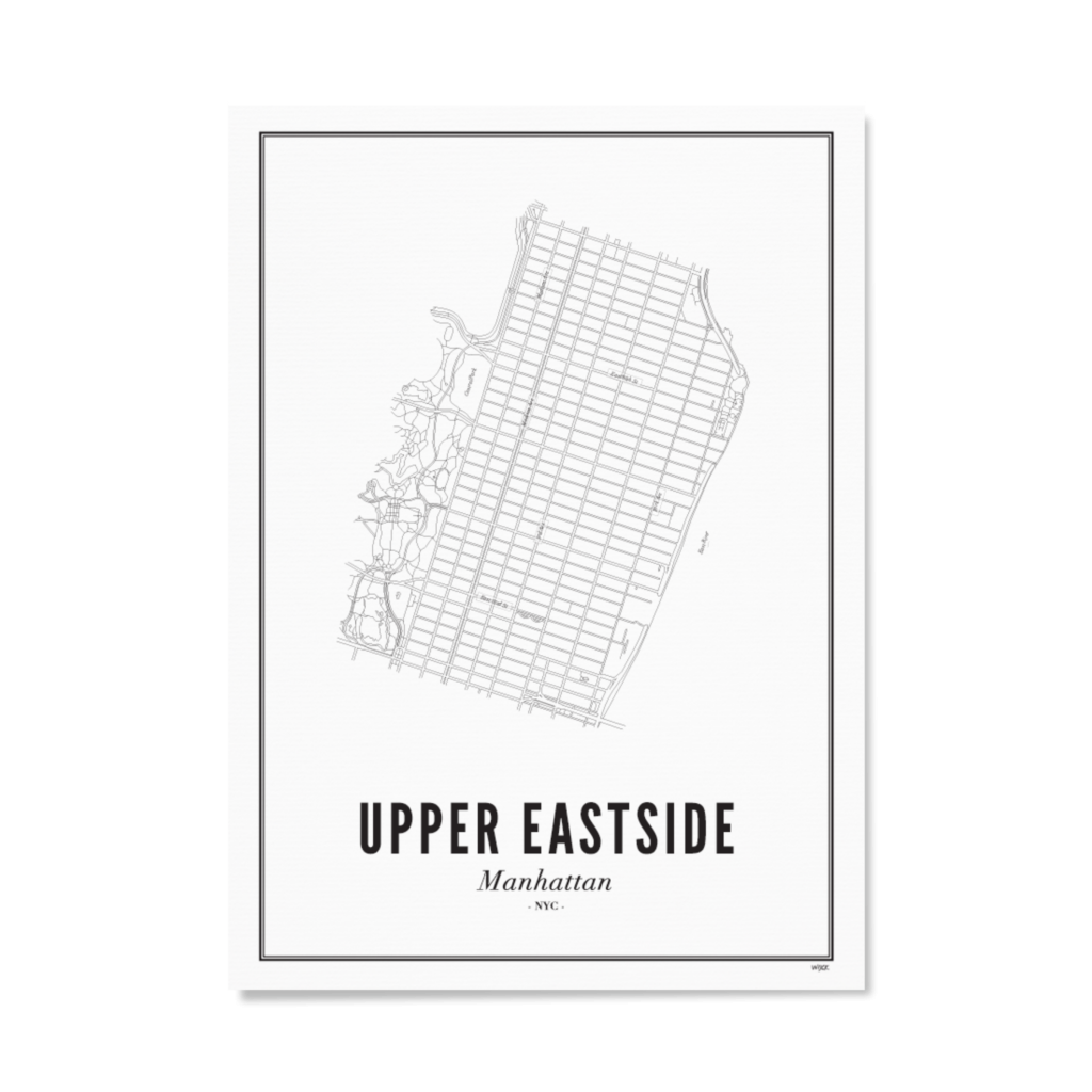 Poster of New York - Upper East Side | WIJCK.