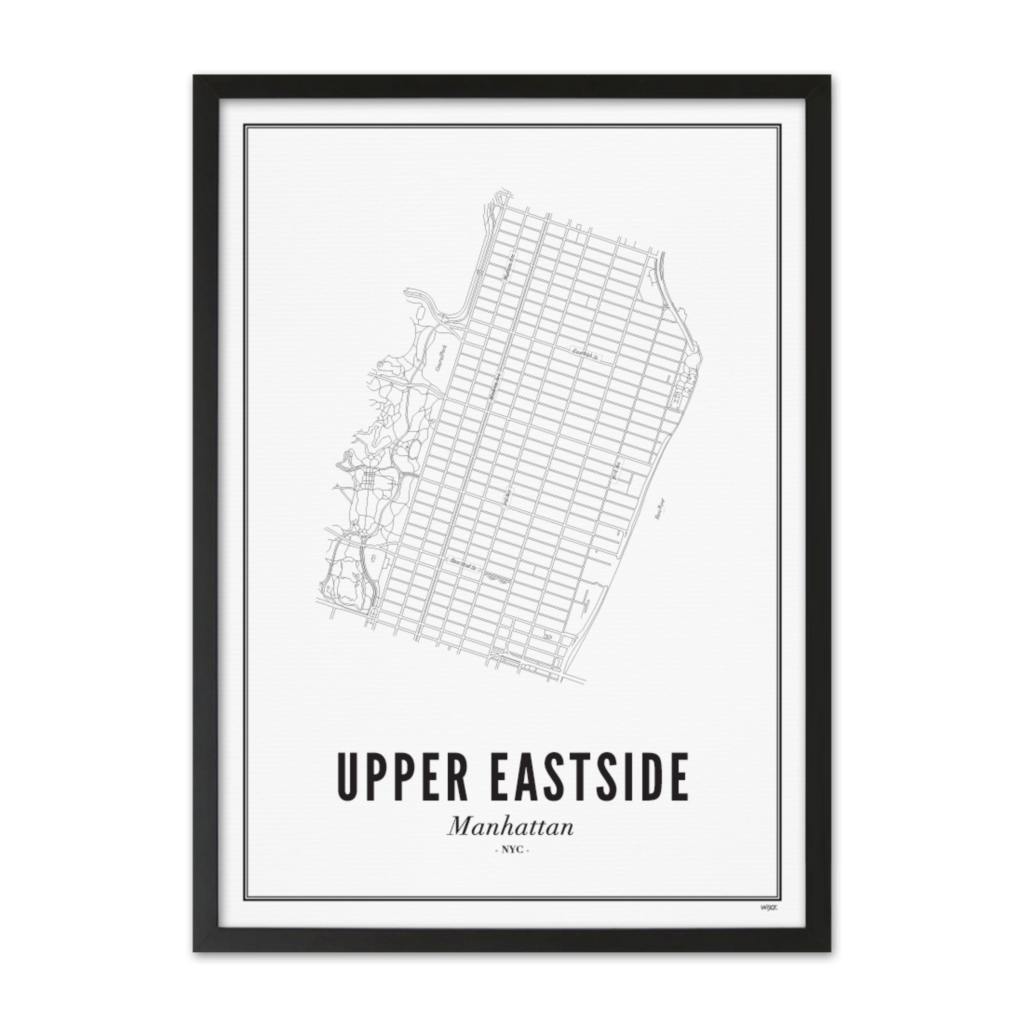 Poster of New York - Upper East Side | WIJCK.