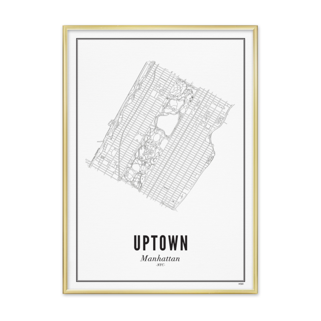 Poster von New York - Uptown | WIJCK.