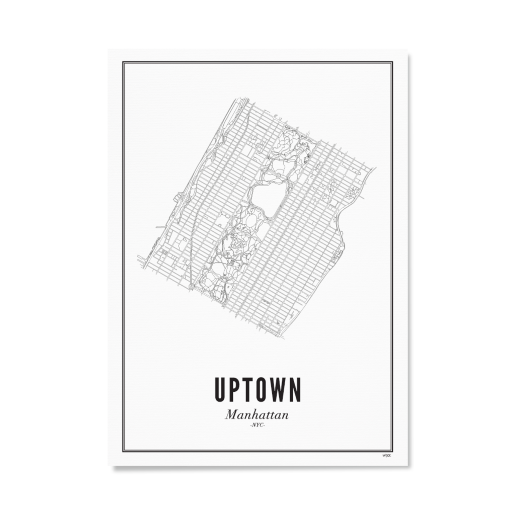 Poster von New York - Uptown | WIJCK.