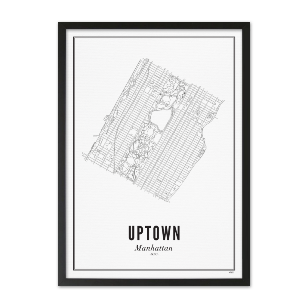 Poster von New York - Uptown | WIJCK.