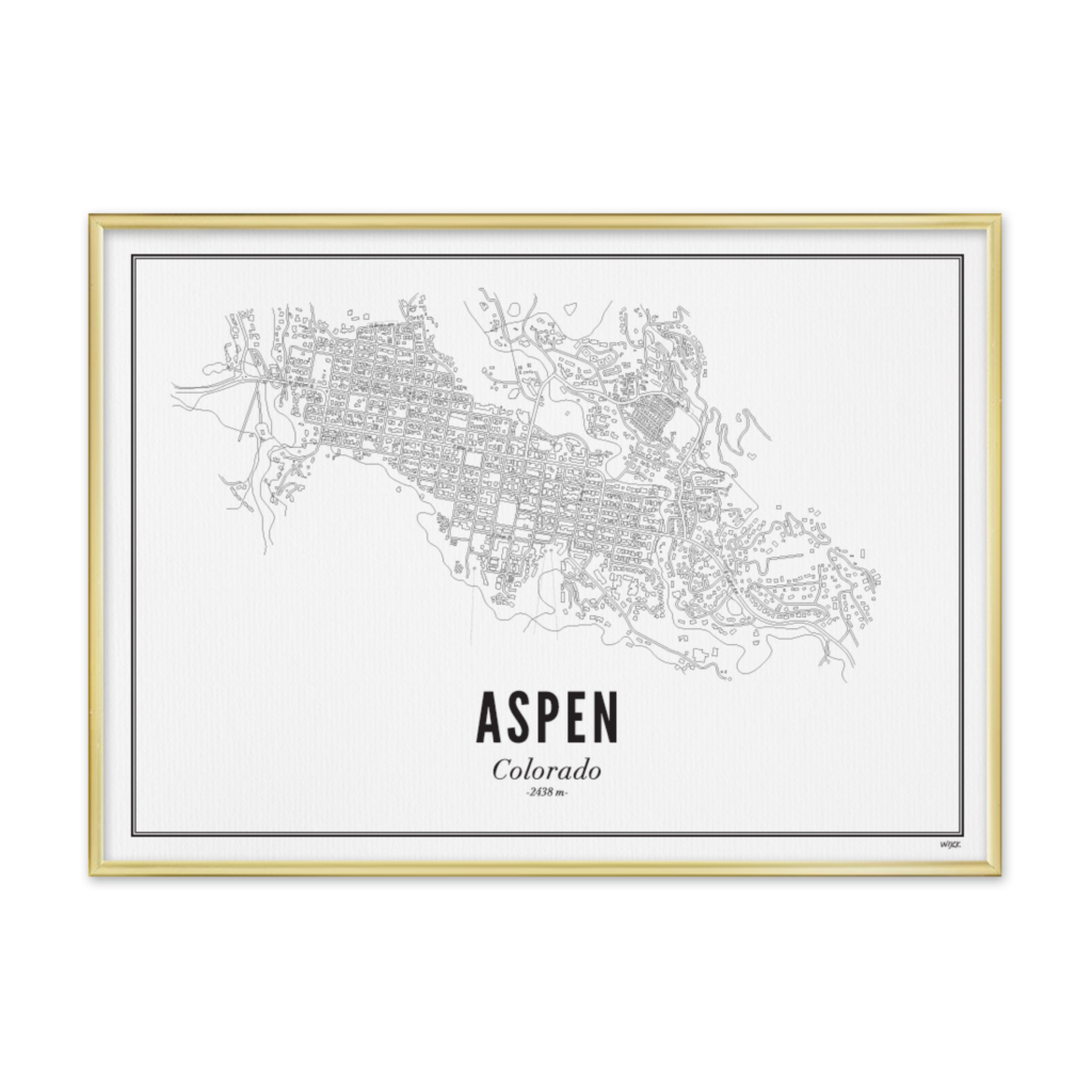Poster van Aspen | WIJCK. 