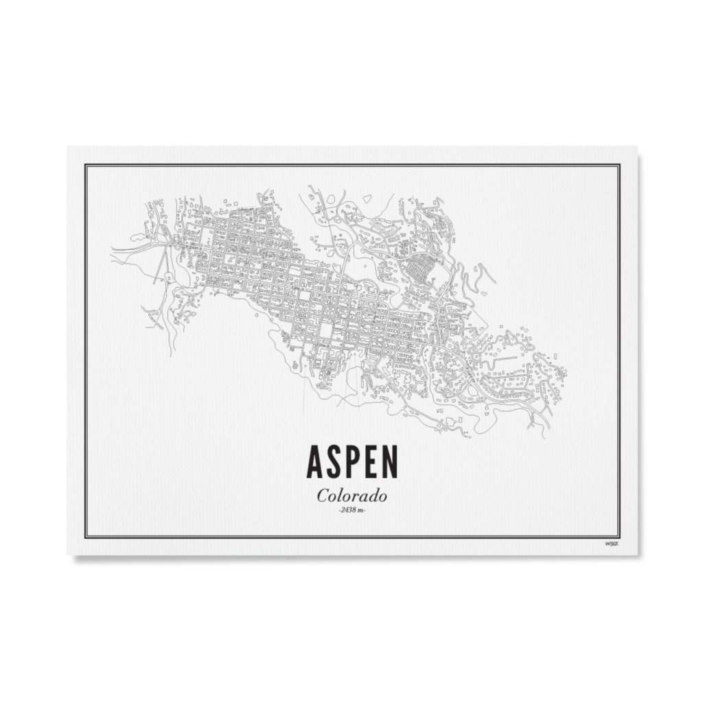 Poster van Aspen | WIJCK. 