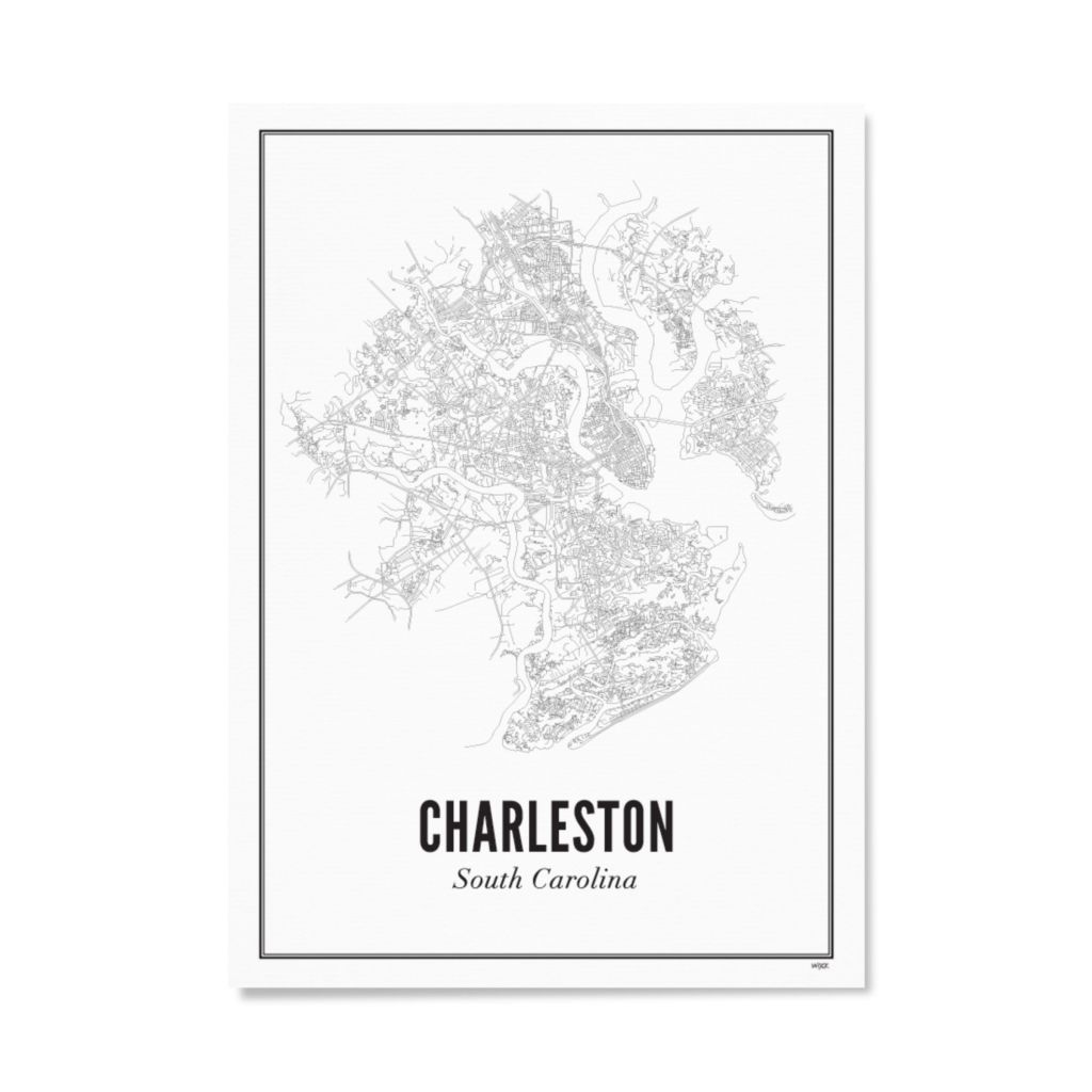 Poster van Charleston - South Carolina | WIJCK. 