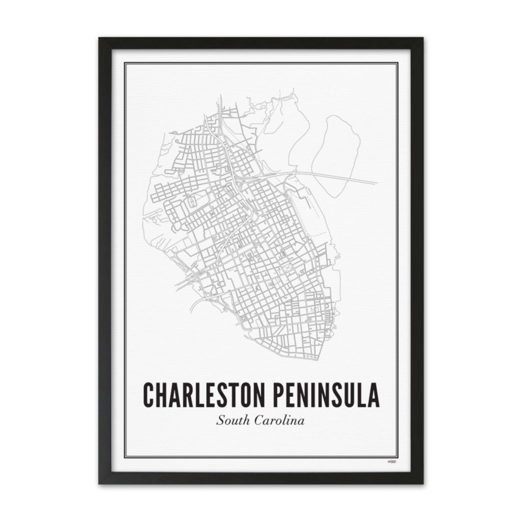 Poster von Charleston - Peninsula | WIJCK.