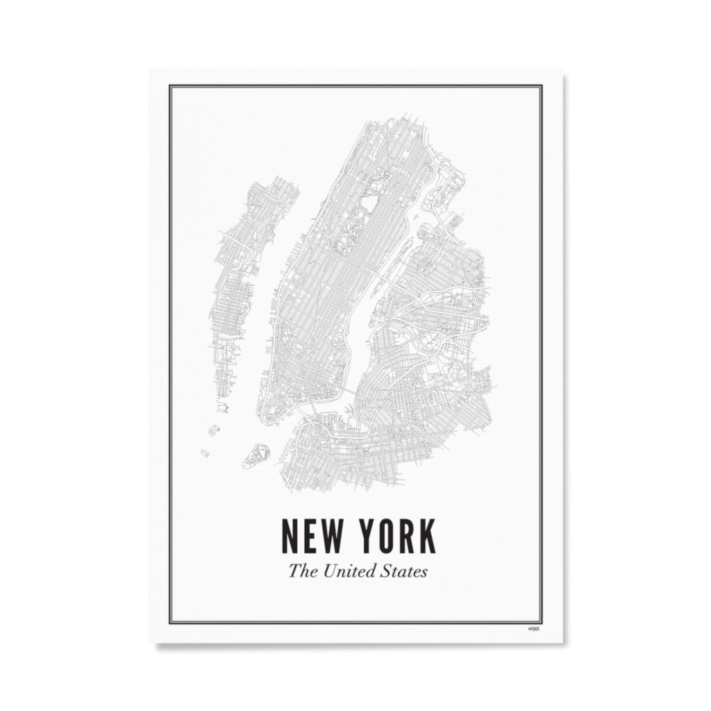 Poster von New York - Stadt | WIJCK.