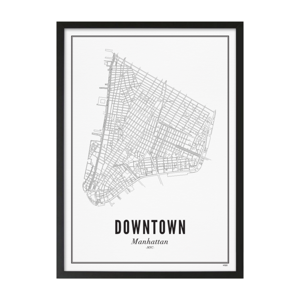Poster von New York - Downtown | WIJCK.