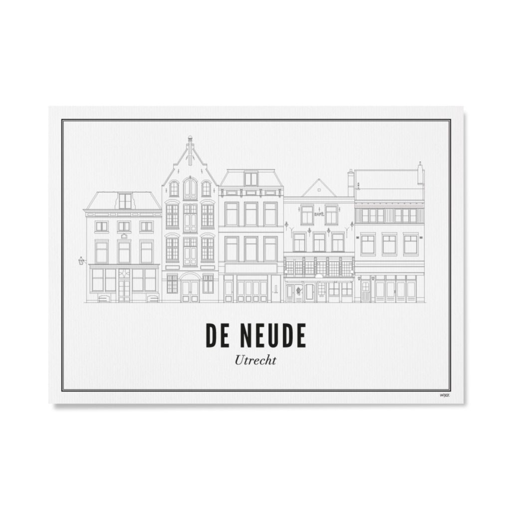 Poster von Utrecht - De Neude | WIJCK.