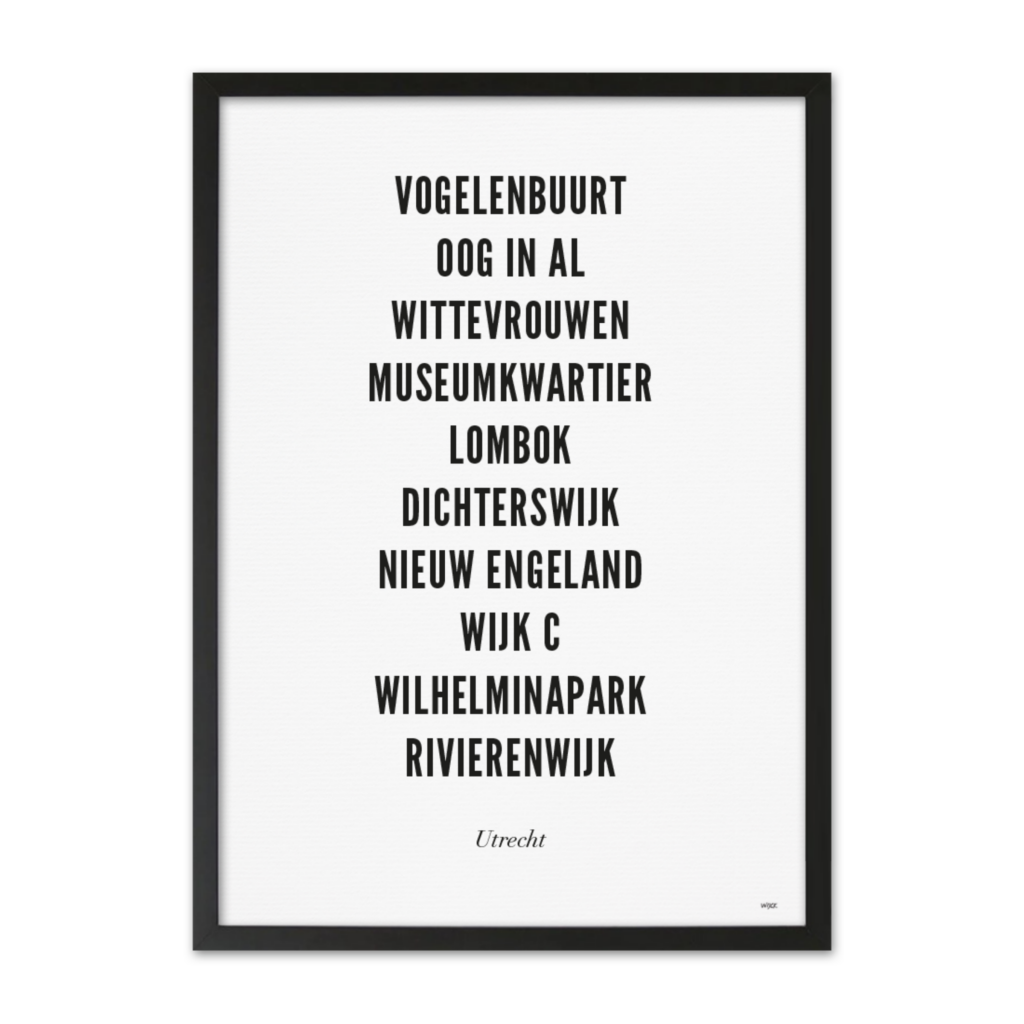 Poster van Utrecht - Stad | WIJCK. 