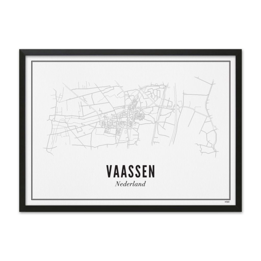 Poster van Vaassen - Stad | WIJCK. 