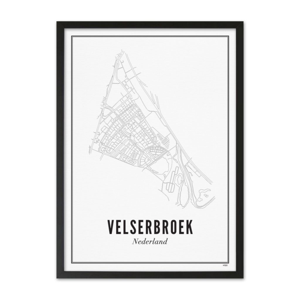 Poster of Velserbroek - Stad | WIJCK.