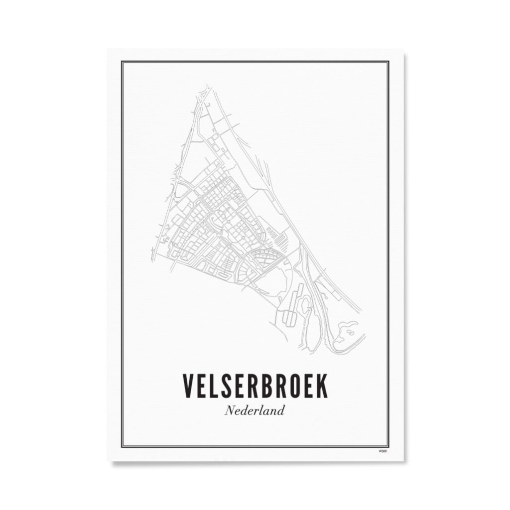Poster of Velserbroek - Stad | WIJCK.