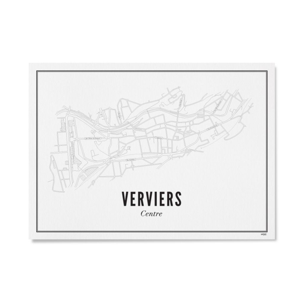 Poster von Verviers - Zentrum | WIJCK.