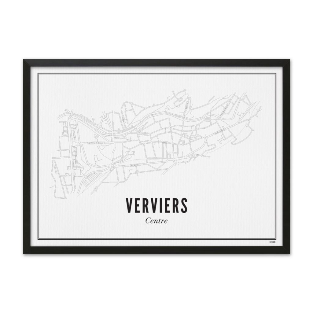 Poster von Verviers - Zentrum | WIJCK.