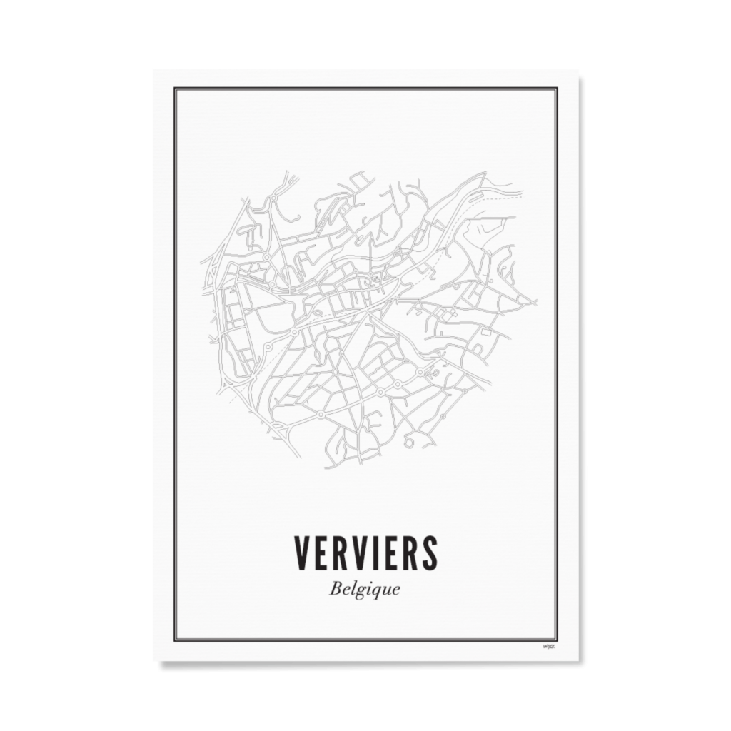 Poster van Verviers - Stad | WIJCK. 