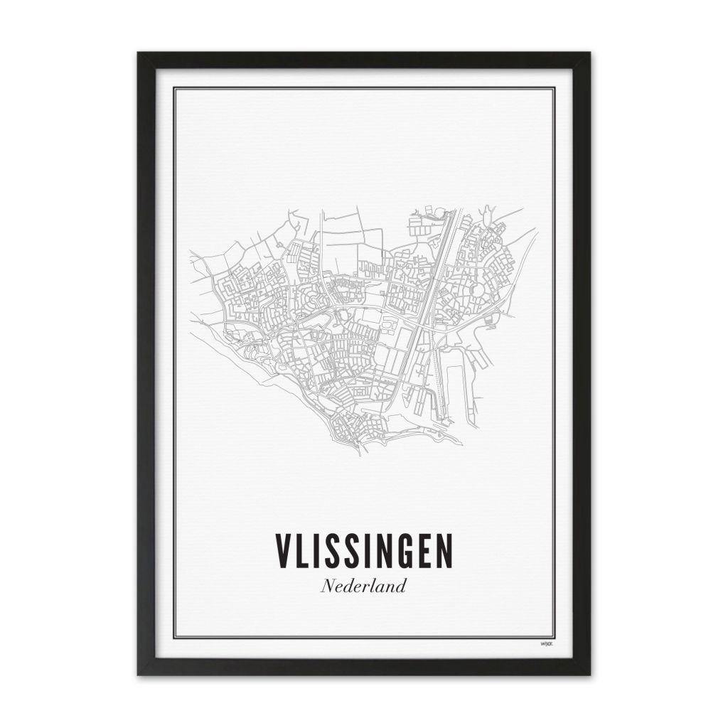 Poster von Vlissingen - Stadt | WIJCK.