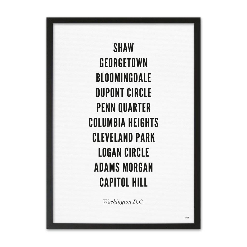 Poster van Washington D.C. - Stad | WIJCK. 