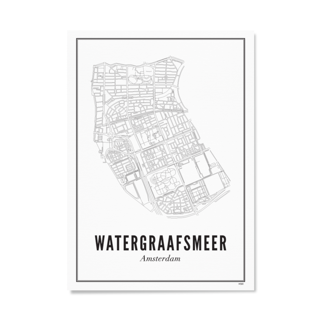 Affiches de Amsterdam - Watergraafsmeer | WIJCK.