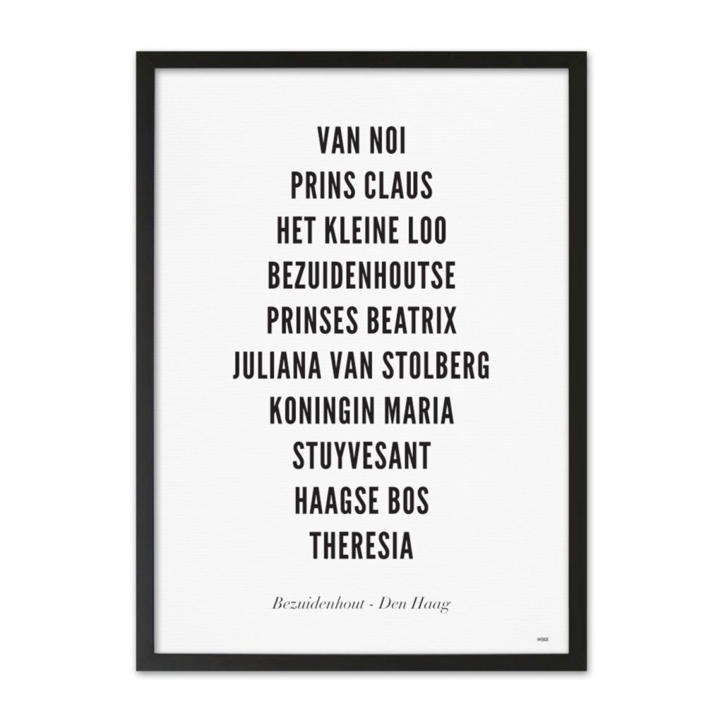Affiches de La Haye - Bezuidenhout | WIJCK.