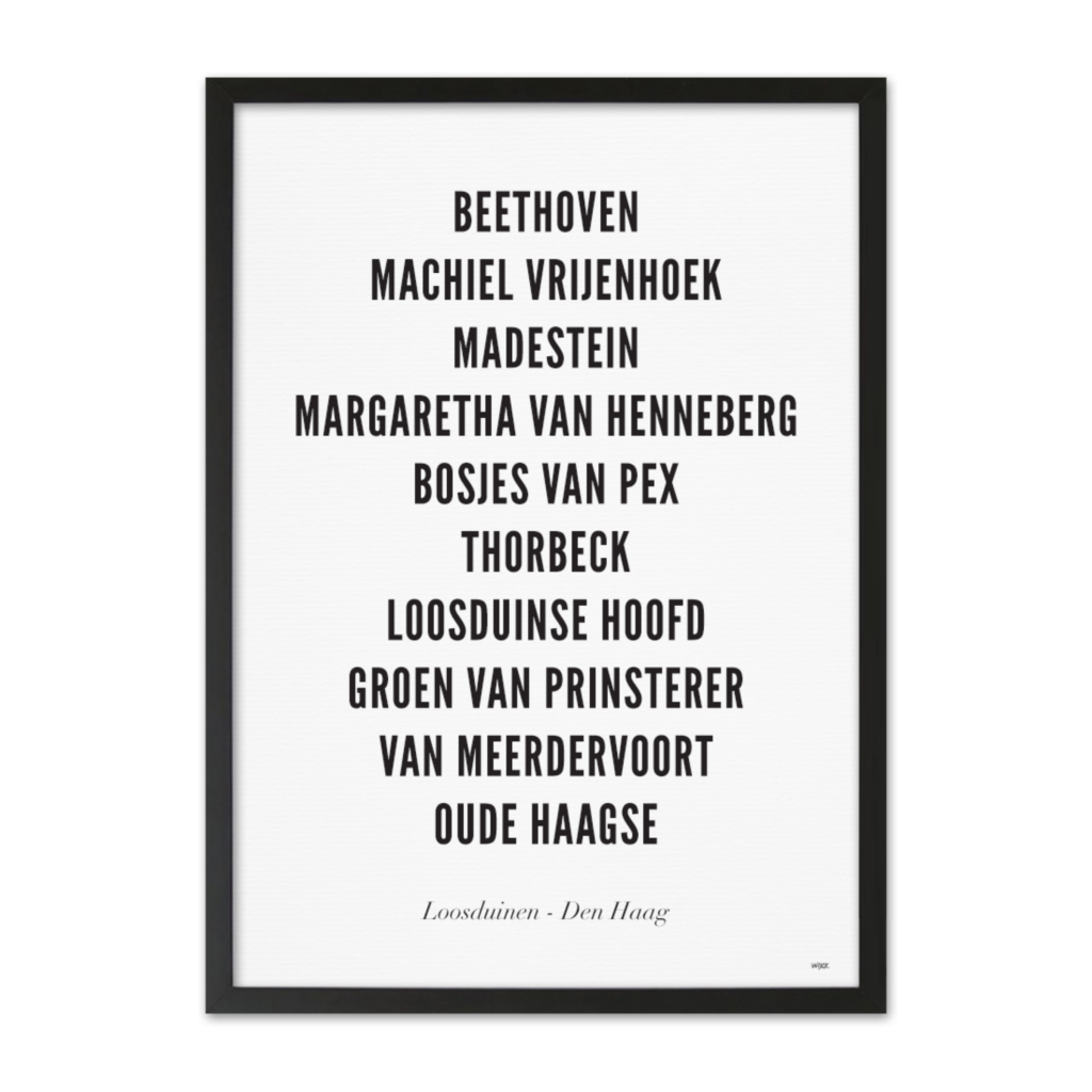 Affiches de La Haye - Loosduinen | WIJCK.