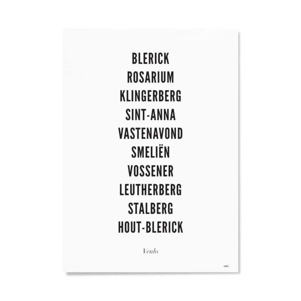 Poster von Venlo - Stadt | WIJCK.