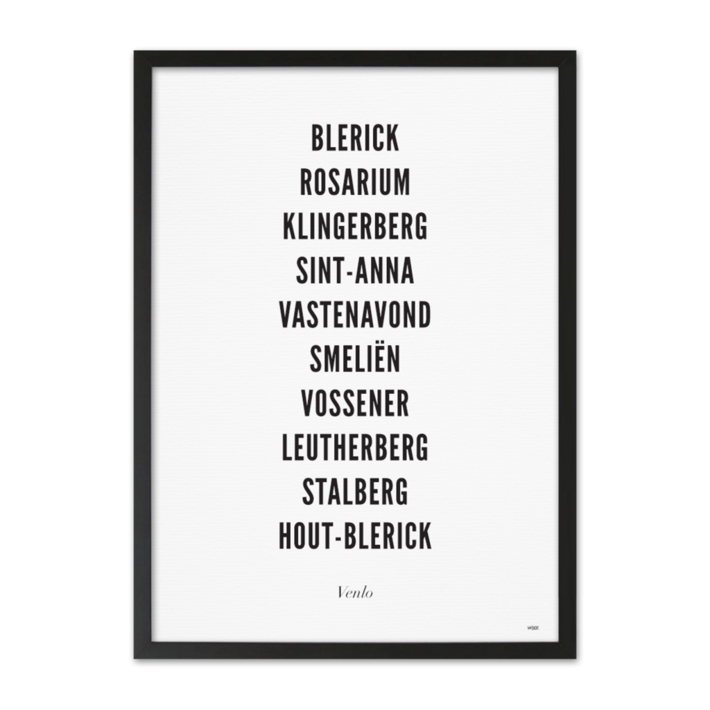 Poster von Venlo - Stadt | WIJCK.