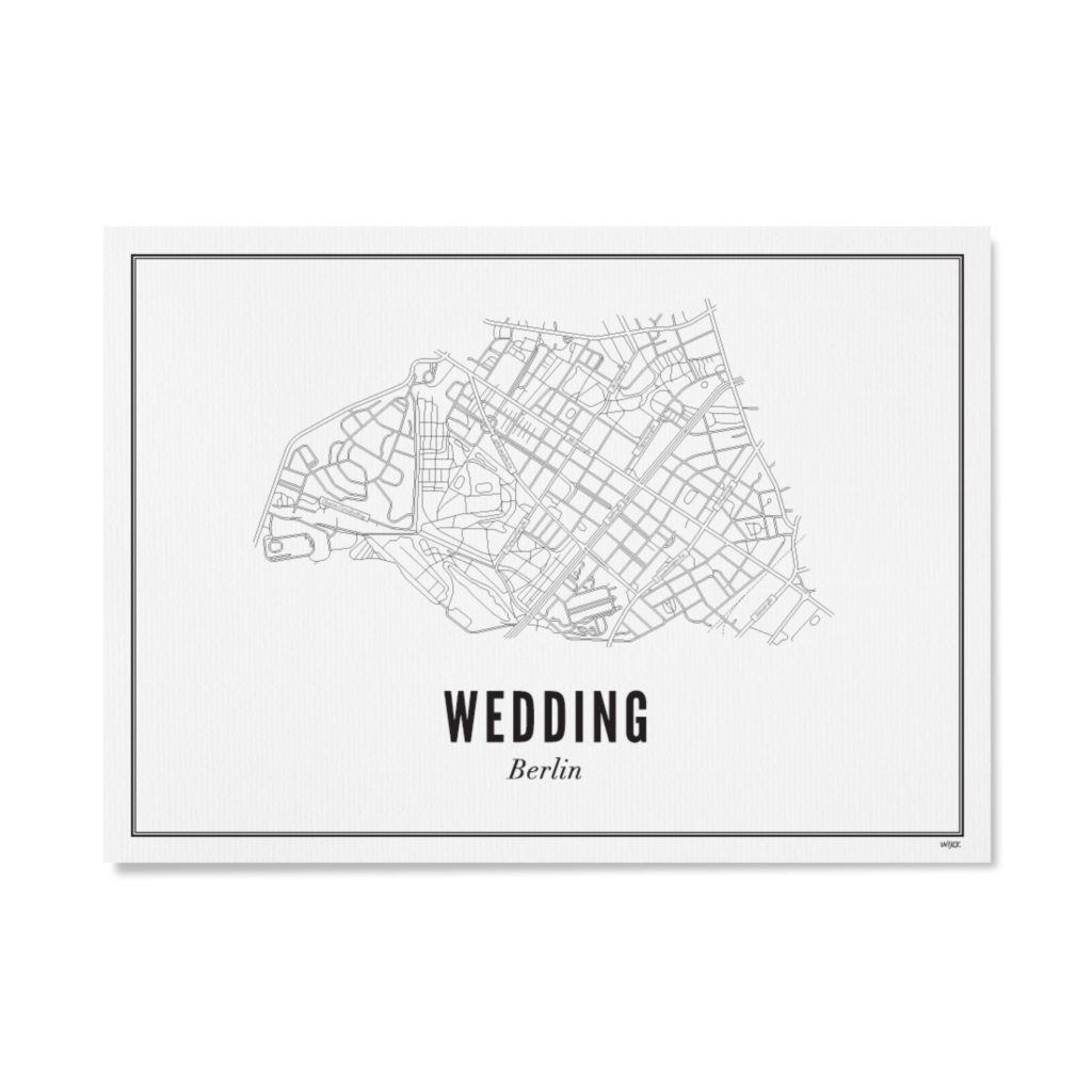 Affiches de Berlin - Wedding | WIJCK.