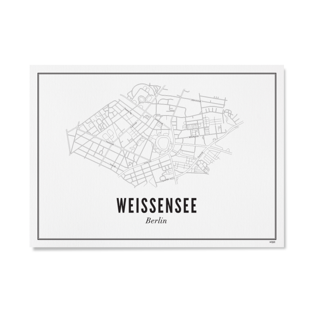 Poster von Berlin - Weißensee | WIJCK.