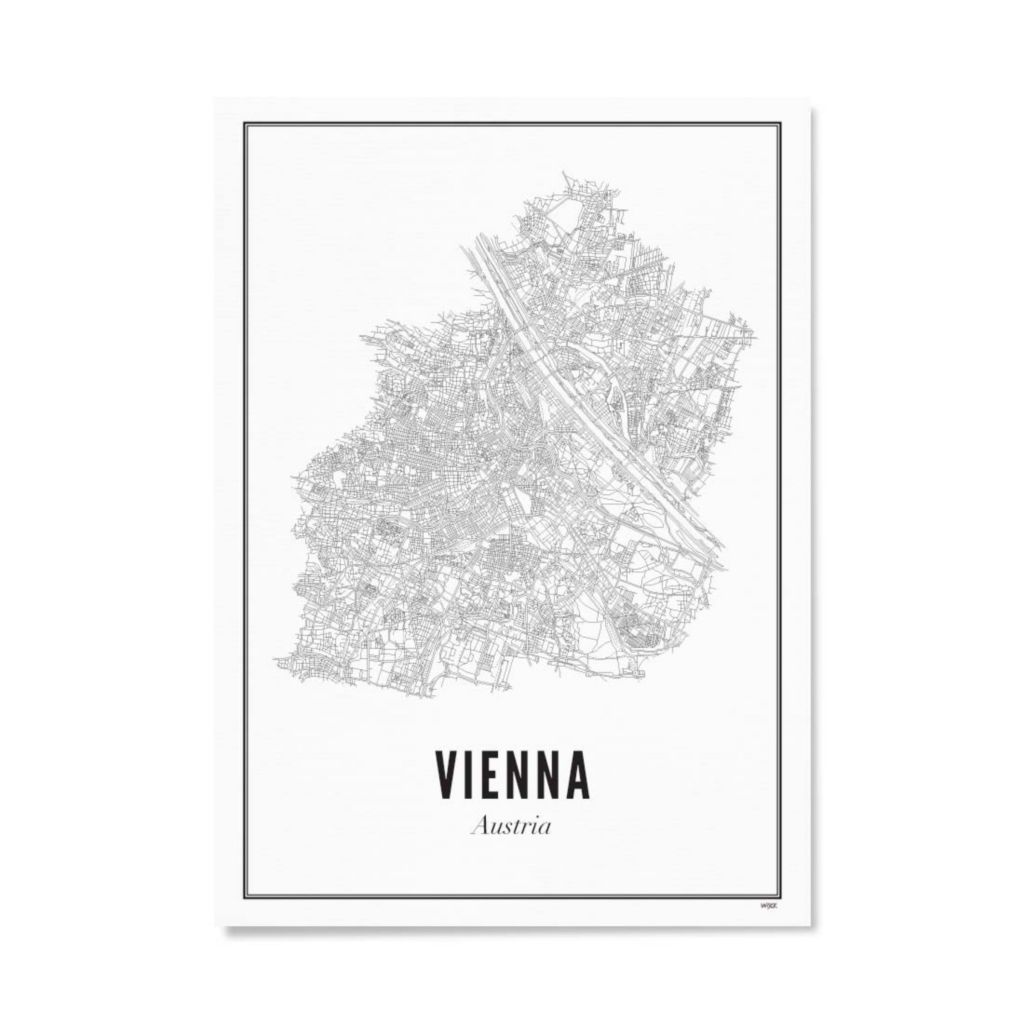 Poster von Wien - Stadt | WIJCK.