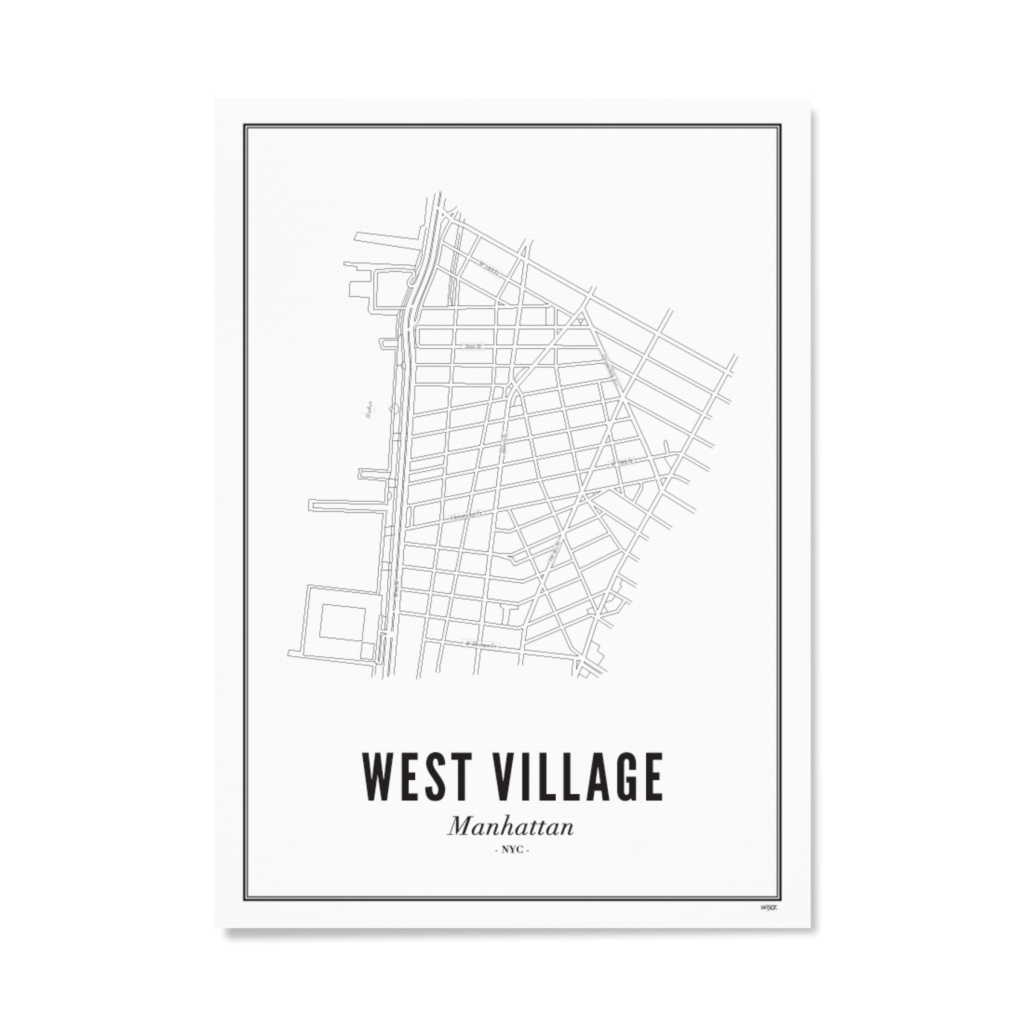 Poster van New York - West Village | WIJCK. 