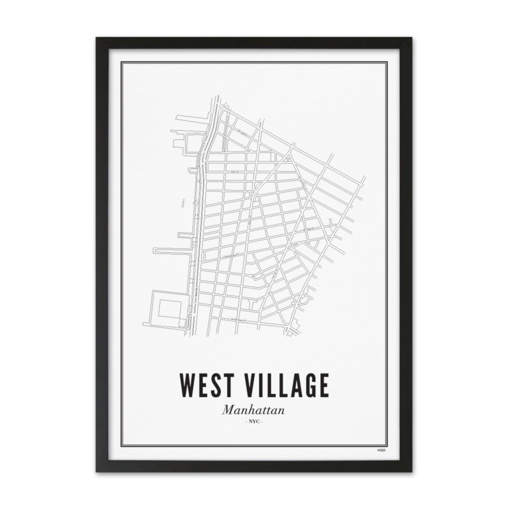 Poster van New York - West Village | WIJCK. 