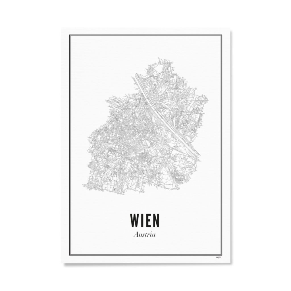 Poster van Wien - Stad | WIJCK. 
