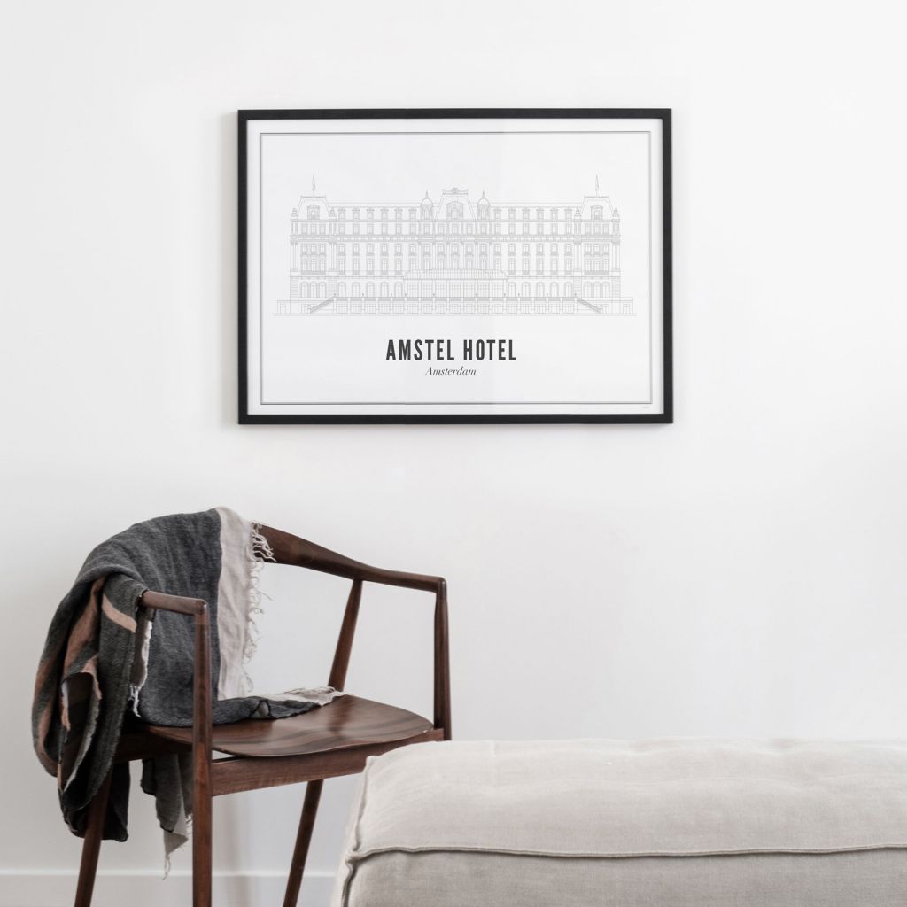 Poster van Amsterdam - Amstel Hotel | WIJCK. 