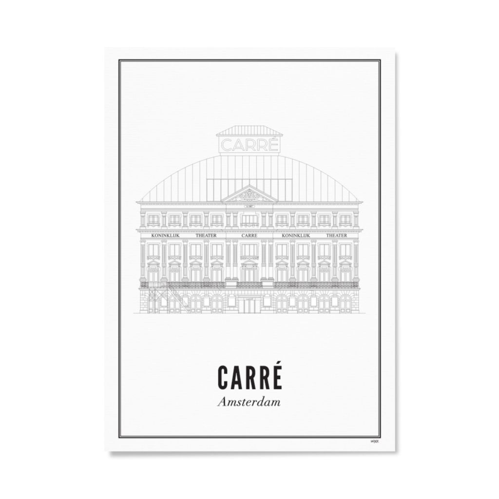 Poster of Amsterdam - Carré | WIJCK.