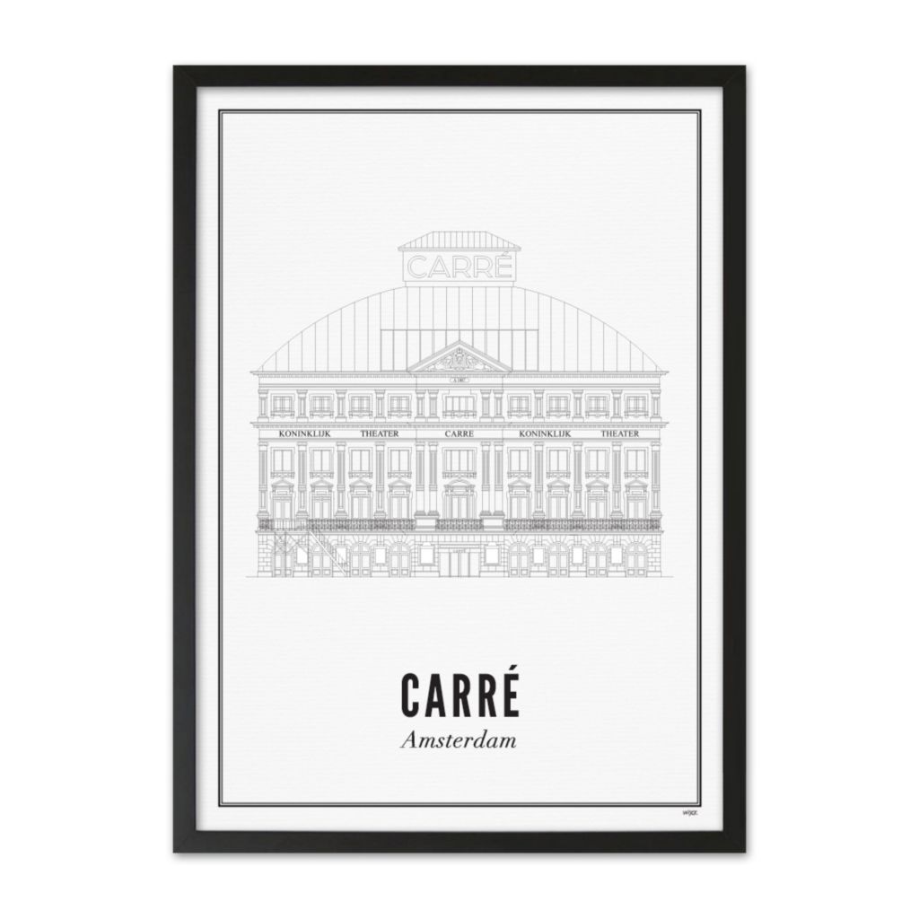 Poster of Amsterdam - Carré | WIJCK.