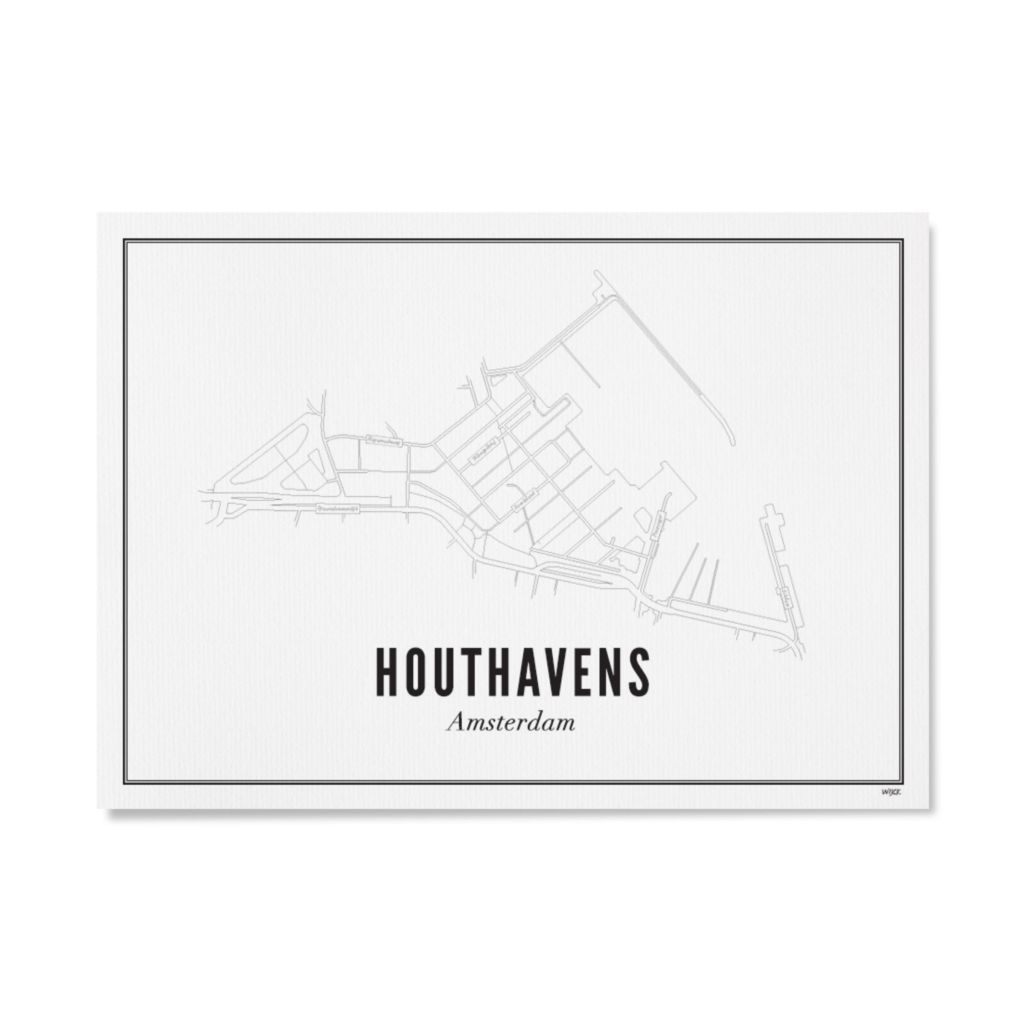 Poster of Amsterdam - Houthavens | WIJCK.