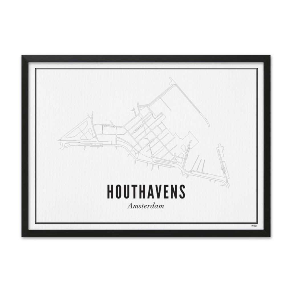 Poster of Amsterdam - Houthavens | WIJCK.