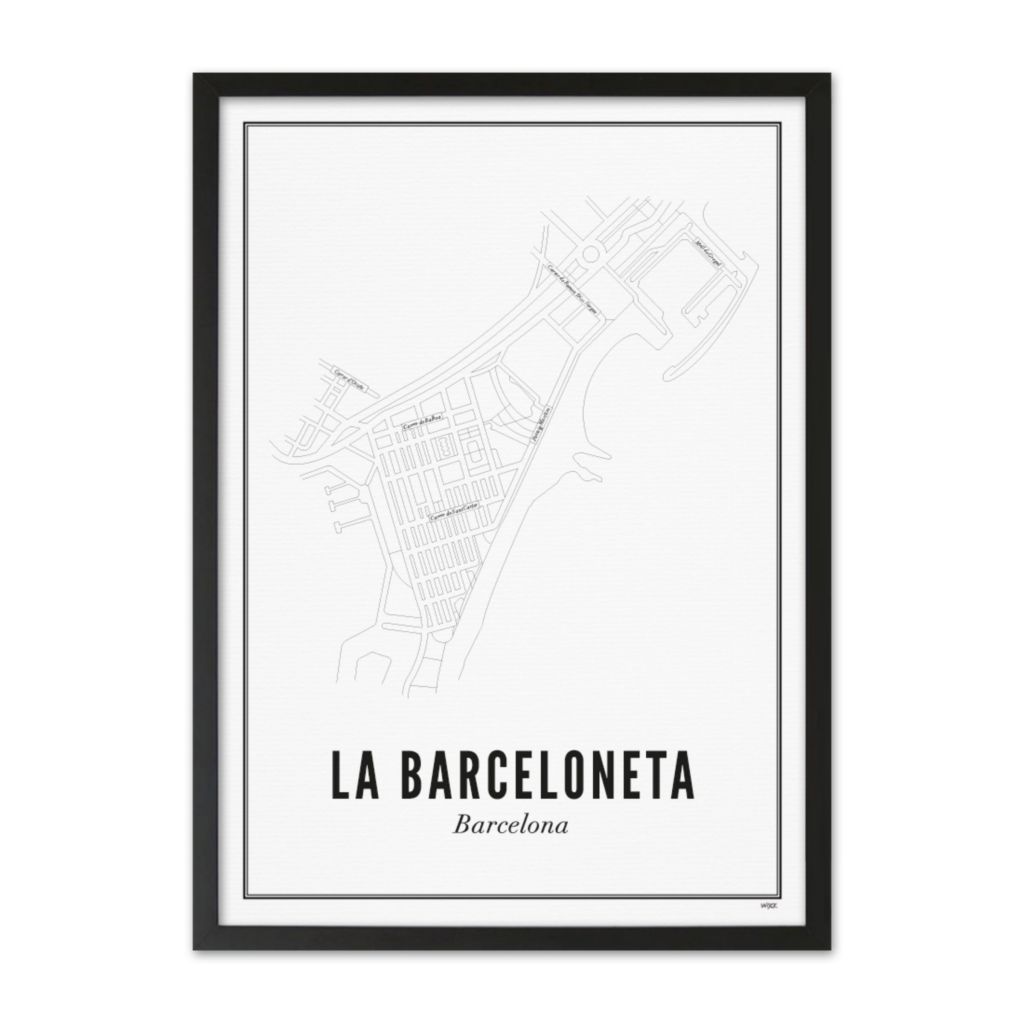 Poster van Barcelona - Barceloneta | WIJCK. 