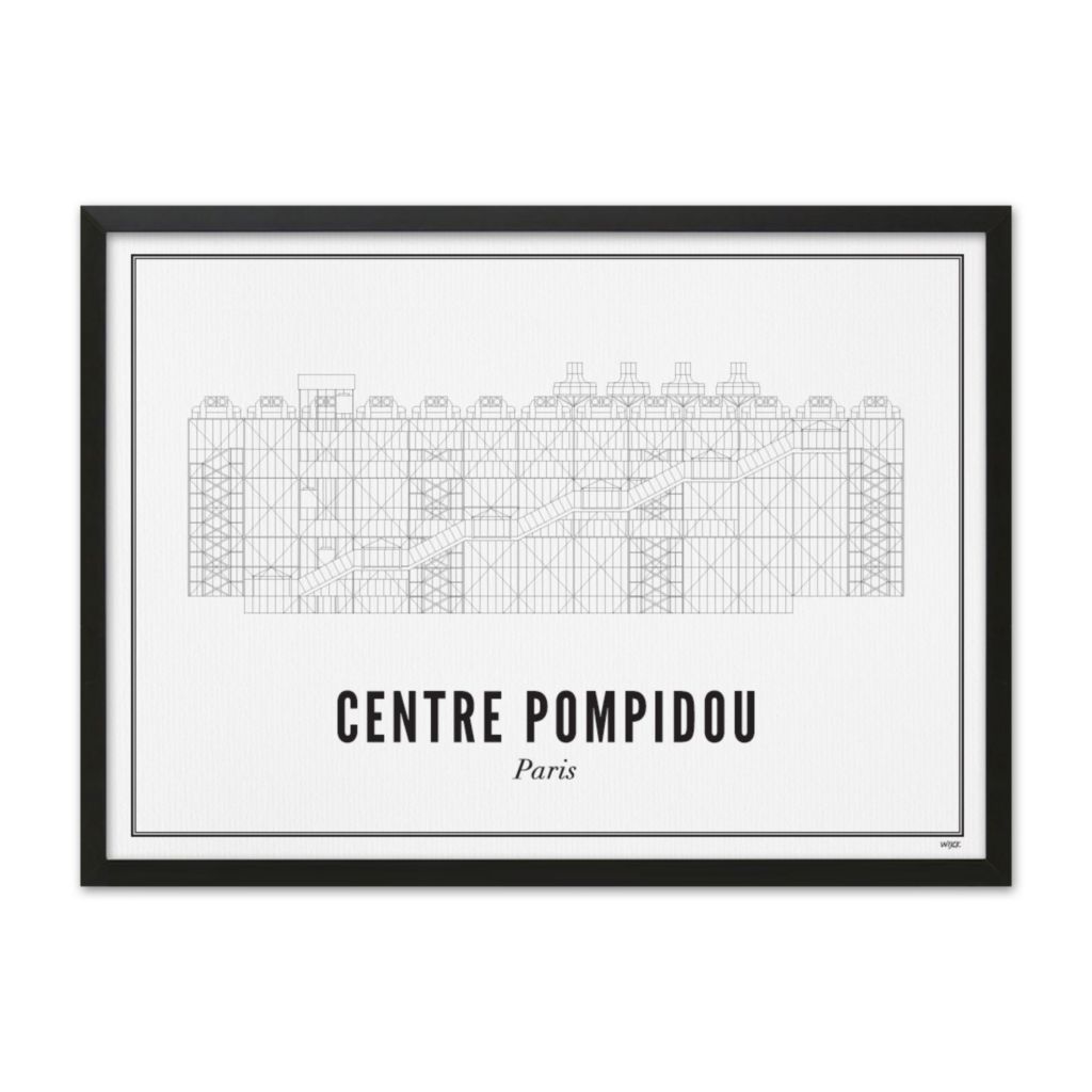 Affiches de Paris - Centre Pompidou | WIJCK.