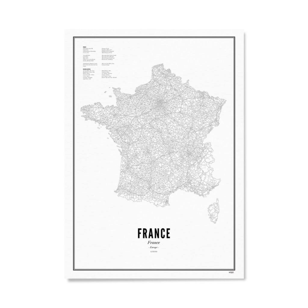 Poster van Frankrijk | WIJCK. 