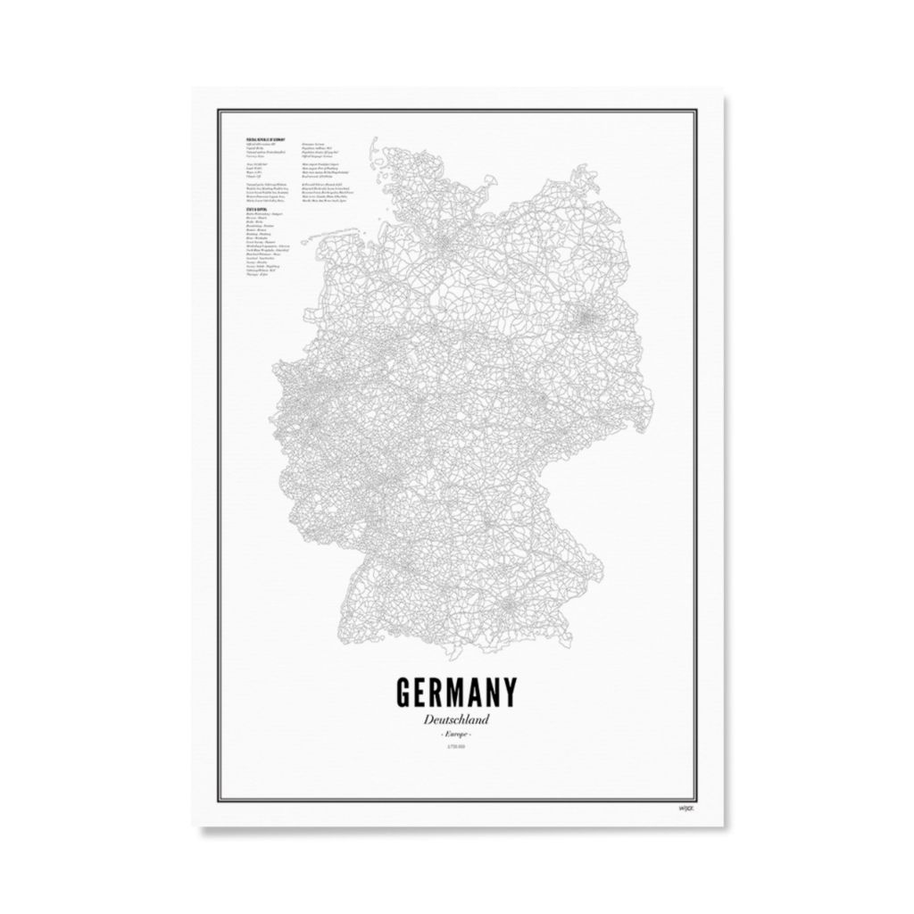 Poster von Deutschland | WIJCK.