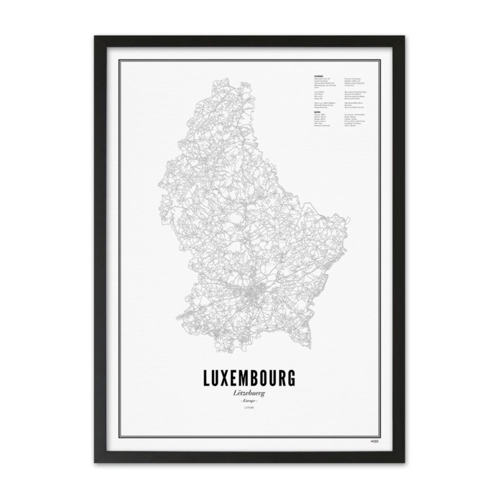 Poster van Luxemburg | WIJCK. 
